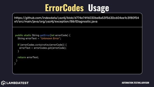 org openqa selenium remote ErrorCodes with examples смотреть онлайн
