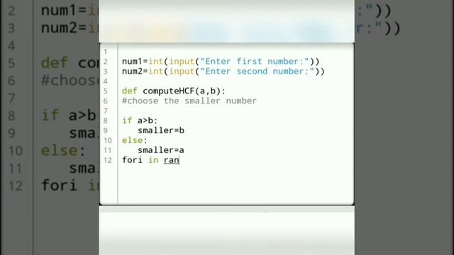 Find HCF or GCD python series programming for beginner level part -39 Easy Learning Genius смотреть онлайн