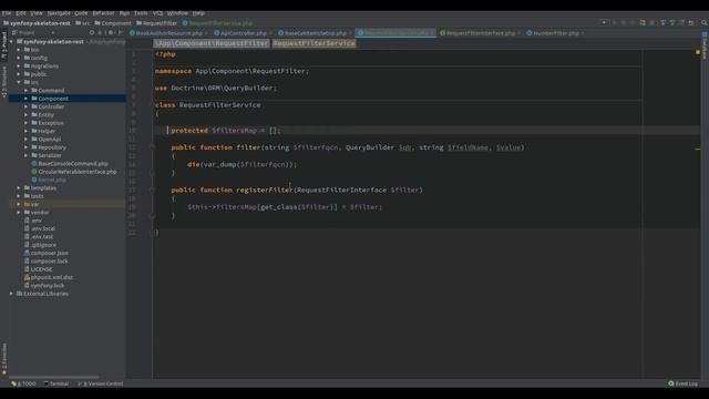 Symfony REST skeleton. Часть 4: Рефакторинг фильтра смотреть онлайн