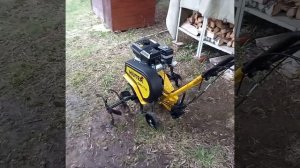 обкатка культиватора Huter gms 7.0 .И возможность установить дополнительные фрезы.