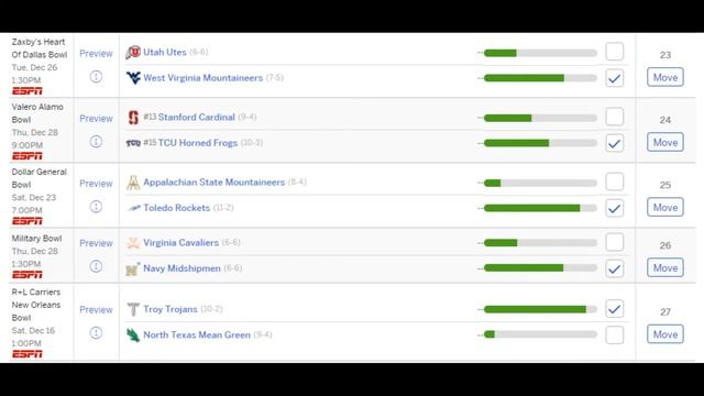 College Bowl Mania Picks смотреть онлайн