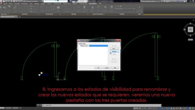Puerta Dinamica en Autocad 15 смотреть онлайн