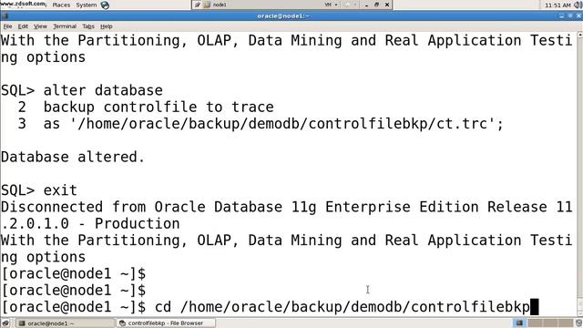 Create Controlfile trace смотреть онлайн
