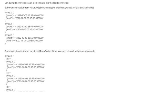 PHP Array of associative arrays gets rewritten every loop (1 answer) смотреть онлайн