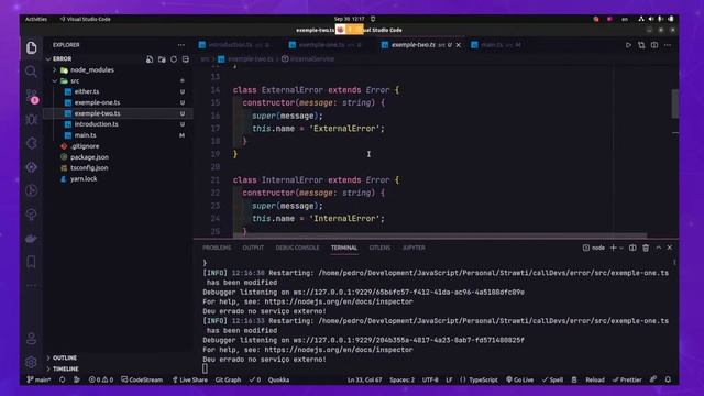 Tratamento de Erros - Typescript | Avançado | CallDevs смотреть онлайн