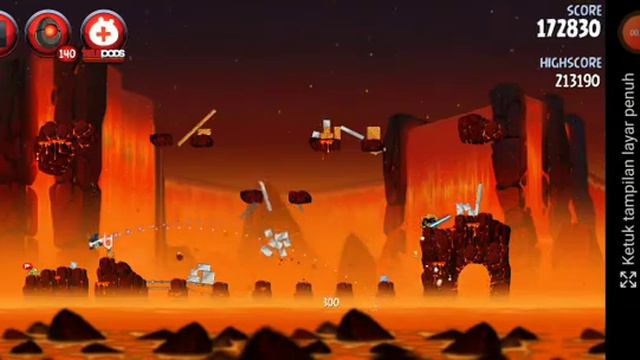 Angry birds star wars II Level high ground (Anakin Vs Obi wan) Revenge of the pork смотреть онлайн