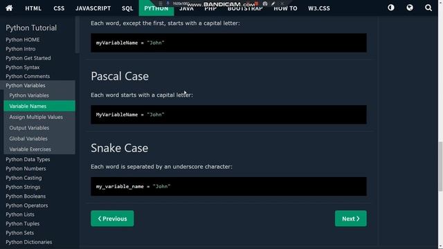 Python W3Schools Course for Beginners #2 | Variables | Hindi смотреть онлайн