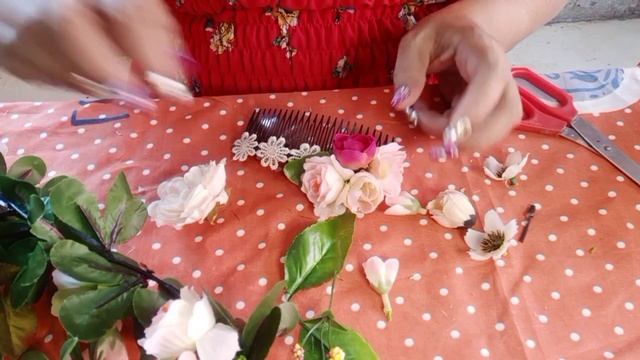 DIY Wedding Hair Comb How to Make Floral Hair Comb JNAS DIY