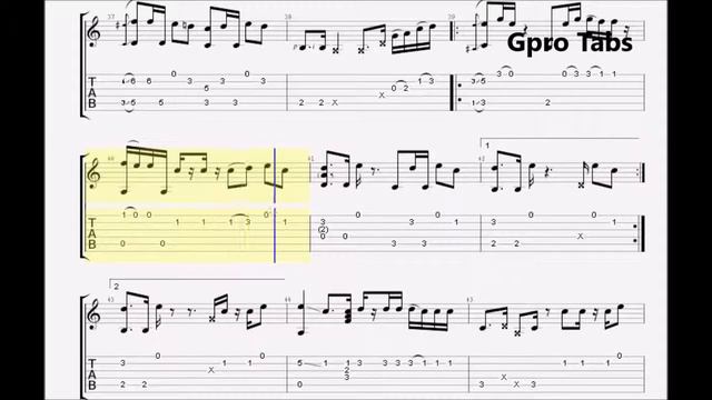 (Justin Bieber) love yourself - fingerstyle -Gpro Tabs смотреть онлайн