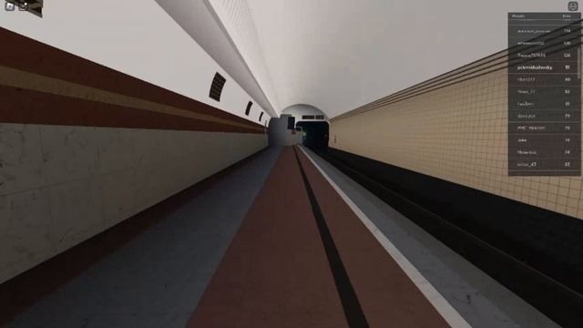 Обзор станции "Таганская" в Roblox Automatic Moscow Metro смотреть онлайн