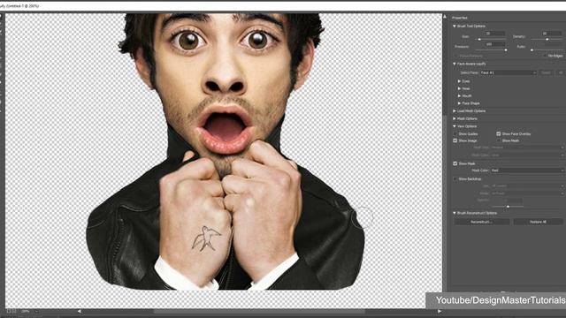 Caricature Cartoon Effect In Photoshop Easy Tutorial How To Create Your Cartoon Character Zyan Mali смотреть онлайн