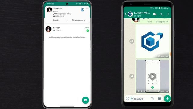 Men koman pou li mesaj siprime sou whatsapp. tèks, Voice, foto, video etc ... смотреть онлайн