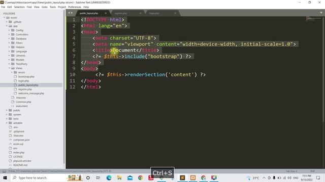 Add bootstrap5 on codeigniter 4 ecommerce website | CodeIgniter 4 tutorial in Hindi смотреть онлайн