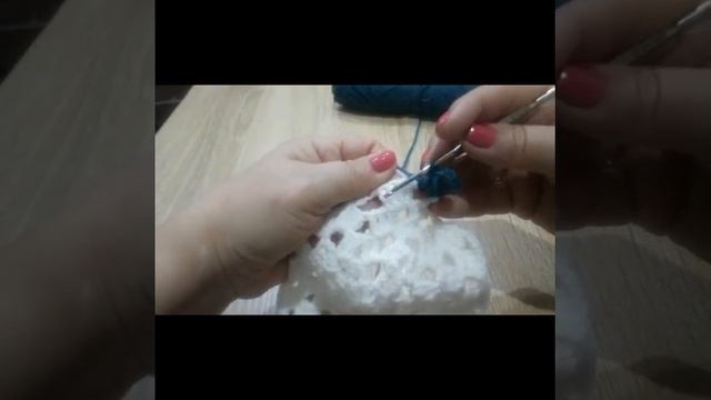 Вязание Новогодней салфетки,,Снежинка''. смотреть онлайн