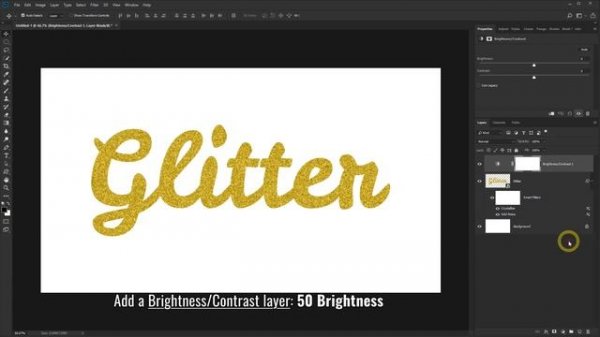 How to Make Glitter Text Effect in Photoshop