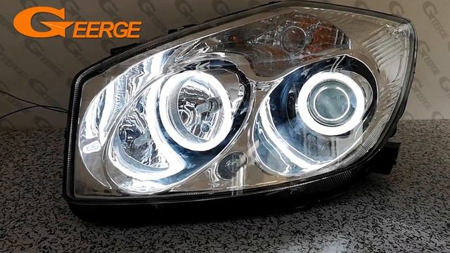 For Geely Emgrand EX7 X7 2013-2018 Excellent Ultra bright CCFL Angel Eyes DRL halo rings смотреть онлайн