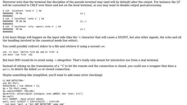 Unix & Linux: stderr over ssh -t (2 Solutions!!) смотреть онлайн