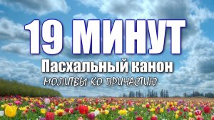 Пасхальный канон, творение Иоанна Дамаскина / ТЕКСТ 19 минут на молитву