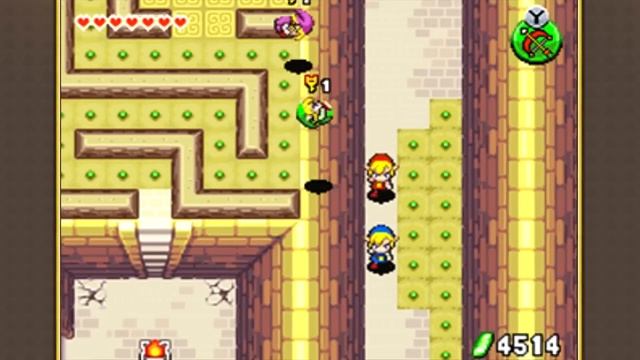 The Legend of Zelda: Four Swords - Part 09: Vaati's Palace (Golden Door) смотреть онлайн