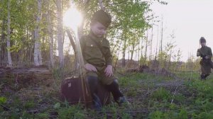 Дети играют в солдат