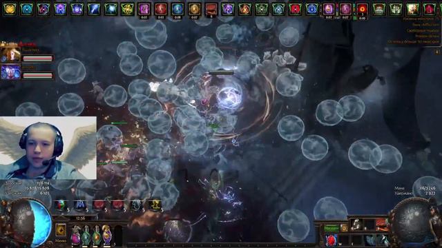 PoE 3.23 и DaVa! Симулякр в АФК режиме! Качаем пацанов за проходки. смотреть онлайн