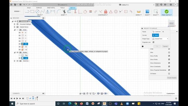 Fusion 360 : How to 3D Model an Auger Bit (Spiral Helix) in Fusion 360 смотреть онлайн