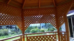 Беседка на даче своими руками