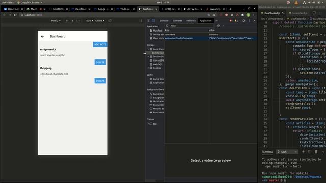 React-Native ToDo app | Beginner Project | AsyncStorage | Navigation | Props | useEffect смотреть онлайн