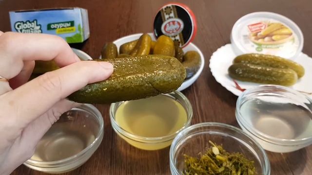 ОБЗОР И ТЕСТ ОГУРЦЫ СОЛЕНЫЕ: Красная цена, Скатерть Самобранка, Global Village смотреть онлайн