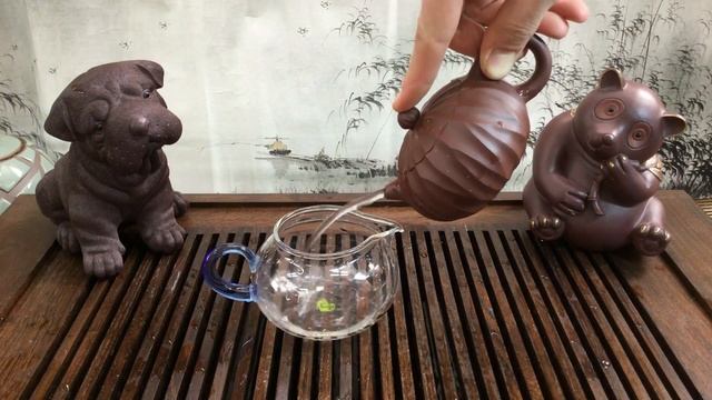 Чайник # 19831, исинская глина, 165 мл.\ Teapot, yixing clay, 165 ml. смотреть онлайн
