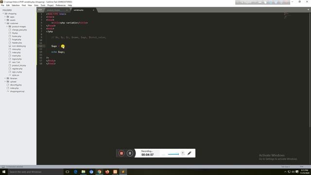 PHP Bangla Tutorial : PHP Variable part - 03 смотреть онлайн
