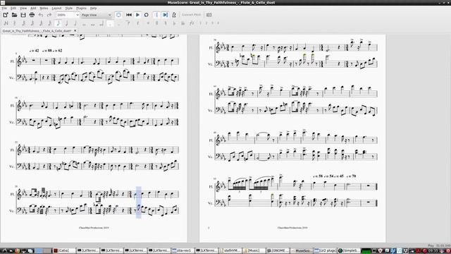 Great Is Thy Faithfulness - duet for Flute & Cello смотреть онлайн