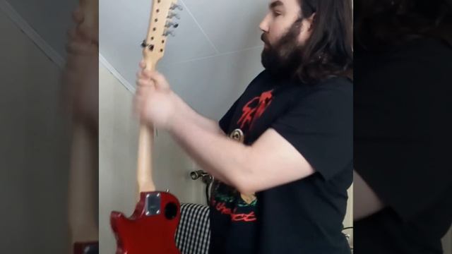 12 string electric lp type guitar by Maestro смотреть онлайн