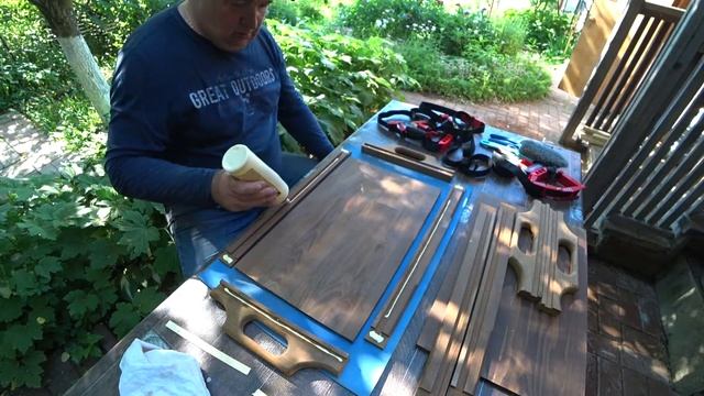 Деревянный ПОДНОС ДЛЯ ПОДАЧИ ЗАВТРАКА DIY, изготовление своими руками смотреть онлайн