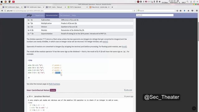 Become A Superman In PHP 5.6 & 7 Basics : #23 Arithmetic Operators смотреть онлайн