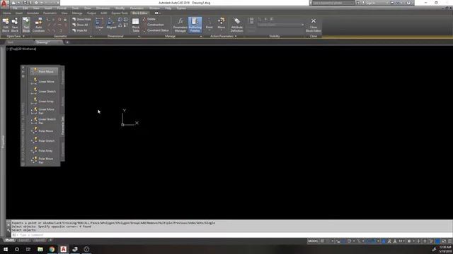 AutoCAD Dynamic Blocks - Move Action смотреть онлайн