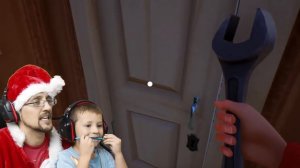 SANTA CLAUS ROBS HIS SLEEPY NEIGHBOR & Enters His Basement! (FGTEEV Hello Neighbor Part 3 w/ GUN)