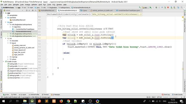 #04 Tutorial Kotlin Perkalian dikotlin dengan menggunakan 2 Edittext смотреть онлайн