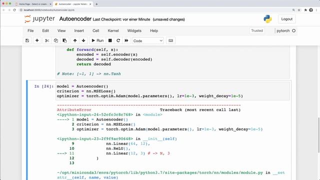 Autoencoder In PyTorch - Theory & Implementation смотреть онлайн