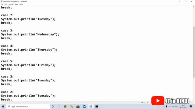 Switch Case in java || Switch Statement in Java in Hindi || Java Switch Case смотреть онлайн