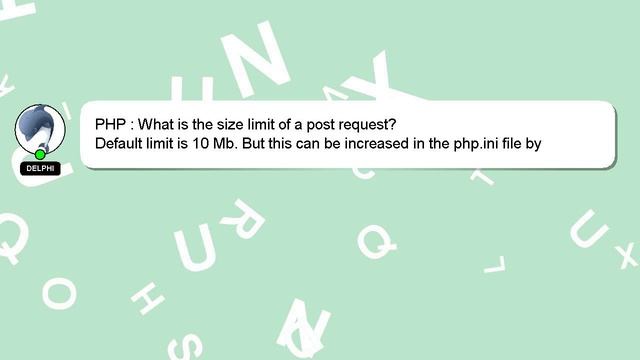 PHP : What is the size limit of a post request? смотреть онлайн