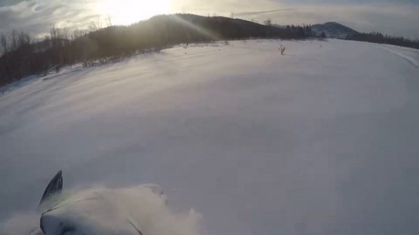 Summit по глубокому снегу.Отличные выходные.