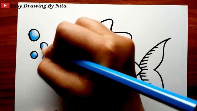 Fish Drawing For Beginners || How to Draw Fish Step By Step || Easy Fish Drawing With Colour.. смотреть онлайн