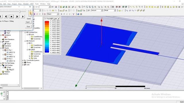 patch antenna design in hfss | hfss tutorials| hfss antenna design | insetfed gsm1800 смотреть онлайн