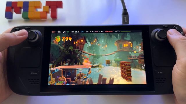 Crash Bandicoot - Steam Deck gameplay смотреть онлайн