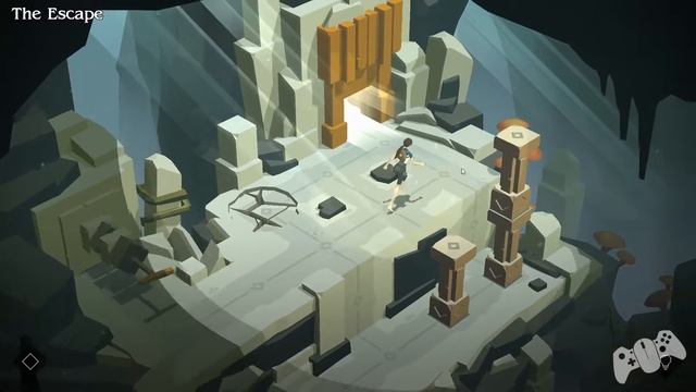 Lara Croft Go - The Escape - 100% Walkthrough смотреть онлайн