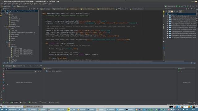 DRF, Django / Python issue only when debugging. смотреть онлайн