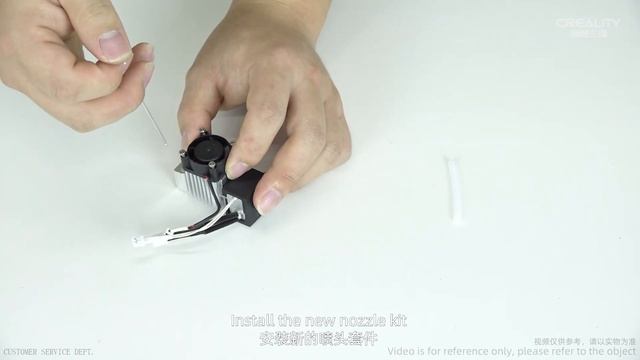 Service Tutorial Ender 3 V3 SE Replacement nozzle kit смотреть онлайн