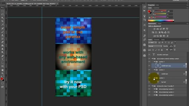 Photoshop CSS Parallax Scrolling смотреть онлайн