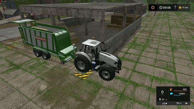 Farming Simulator 17 ➣ Сложный режим • Sosnovka. Часть 324. Кормление и уход за Коровами смотреть онлайн